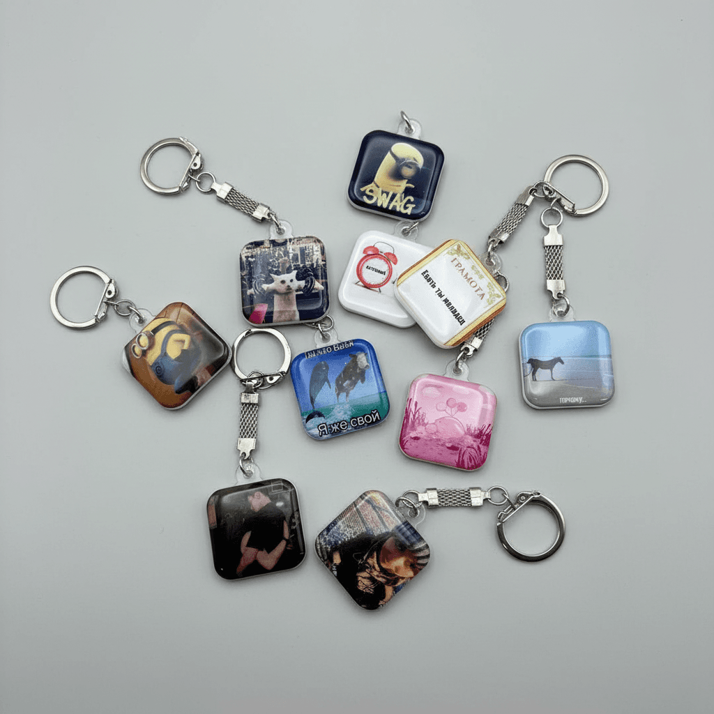 Брелоки из эпоксидной смолы